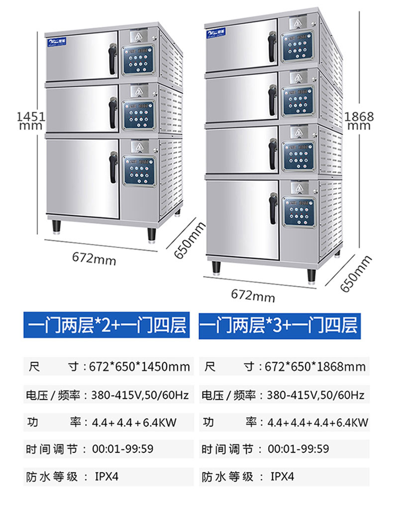 乐鱼高温蒸柜产品参数